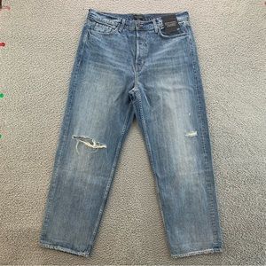 Banana Republic MADE IN USA Straight Selvedge Denim Men's Jeans  NWT    Size: 33